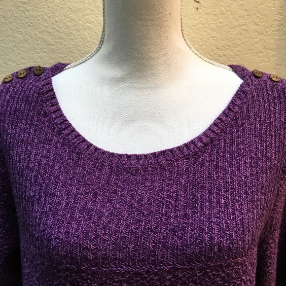 Purple sweater sz LG - Picture 2 of 11
